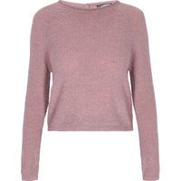 Strukturierter Strickpullover mit Raglanärmeln