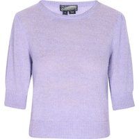 Weicher Strickpullover mit Puffärmeln