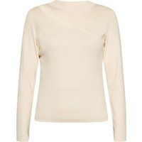 Rippstrick-Oberteil mit Cut-Out-Detail