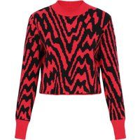 Strickpullover mit abstraktem Muster