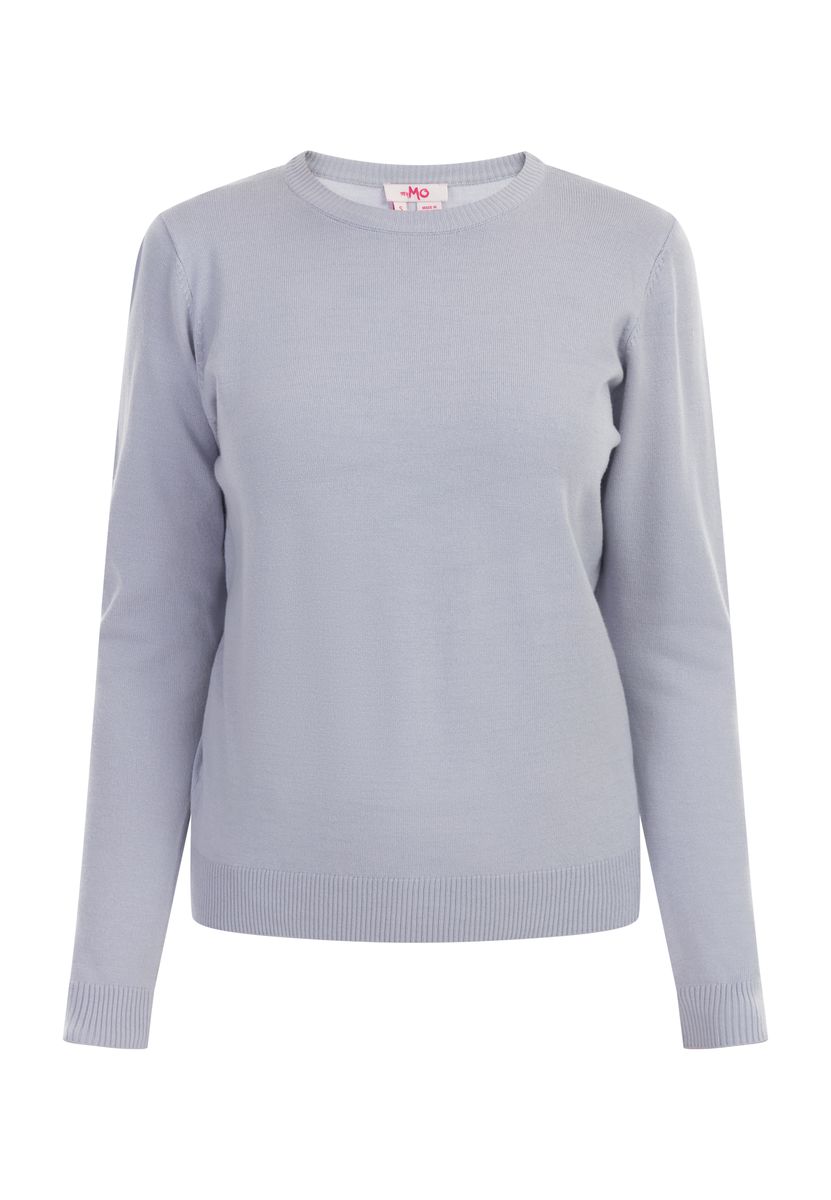 Weicher Strickpullover mit Rundhalsausschnitt