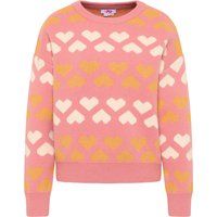 Strickpullover mit Herzmuster