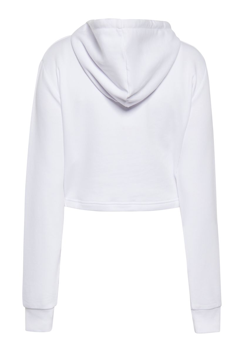 Kurzer Kapuzenpullover mit Knotendetail