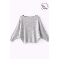 Oversized Strickpullover mit Boot-Ausschnitt