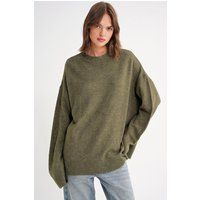 Oversized Strick mit überschnittenen Schultern