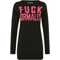 Oversize-Strickpullover mit Statement-Schriftzug