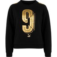 Grafik-Sweatshirt mit metallischer Nummer