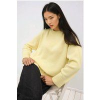 Bequemer Rundhals-Pullover im Relaxed-Fit