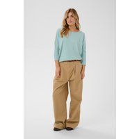 Leichte Strickbluse mit 3/4-Ärmeln
