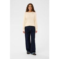 Offen gestrickter Relaxed-Fit-Pullover