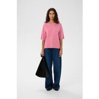Weicher Kurzarm-Strickpullover