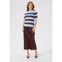 Gestreiftes Stricktop mit halbem Arm