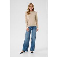 Leichter Rundhals-Strickpullover