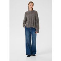 Oversized Strickpullover mit Alpaka-Anteil
