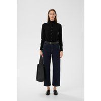 Schmal geschnittener Cardigan mit Stehkragen