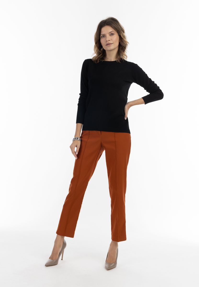 Klassischer Slim-Fit Strickpullover