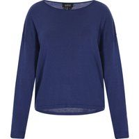 Lockerer Strickpullover mit Rundhalsausschnitt