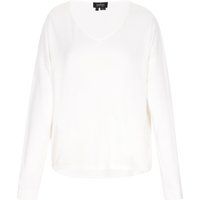 Lockerer Strickpullover mit V-Ausschnitt