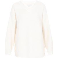 Lockerer Strickpullover mit V-Ausschnitt