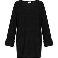 Lockerer Strickpullover mit V-Ausschnitt