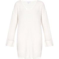 Oversize-Strickpullover mit V-Ausschnitt