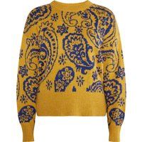 Jacquard-Strickpullover mit Paisleymuster