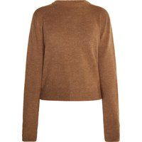 Klassischer weicher Rundhals-Strickpullover