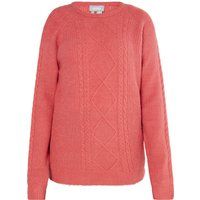 Strukturierter Strickpullover mit Mustermix