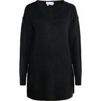 Minimalistischer V-Ausschnitt Longpullover