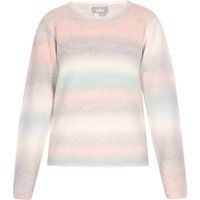 Weicher Ombré-Strickpullover in Pastelltönen
