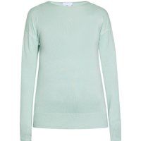Schlichter Strickpullover mit Rippbündchen