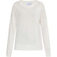 Lockerer Feinstrickpullover mit Rundhalsausschnitt