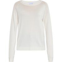 Leichter Feinstrickpullover mit Rundhalsausschnitt