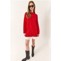 Gemütlicher Oversize-Rippstrickpullover