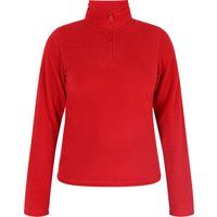 Fleecepullover mit halbem Reißverschluss