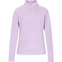 Fleecepullover mit halbem Reißverschluss
