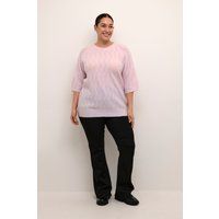 Lockerer Pullover mit Pointelle-Strick