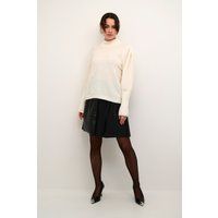 Eleganter Strickpullover mit Stehkragen