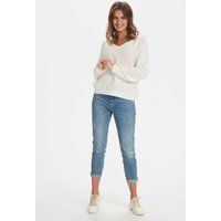 Strickpullover mit V-Ausschnitt