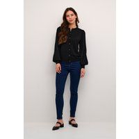 Cardigan mit Puffärmeln und Knöpfen
