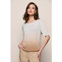 Elegantes Feinstrick-Top mit Farbverlauf