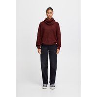 Lockerer Strickpullover mit Rollkragen