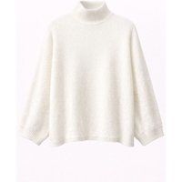 Oversized Strickpullover mit Stehkragen