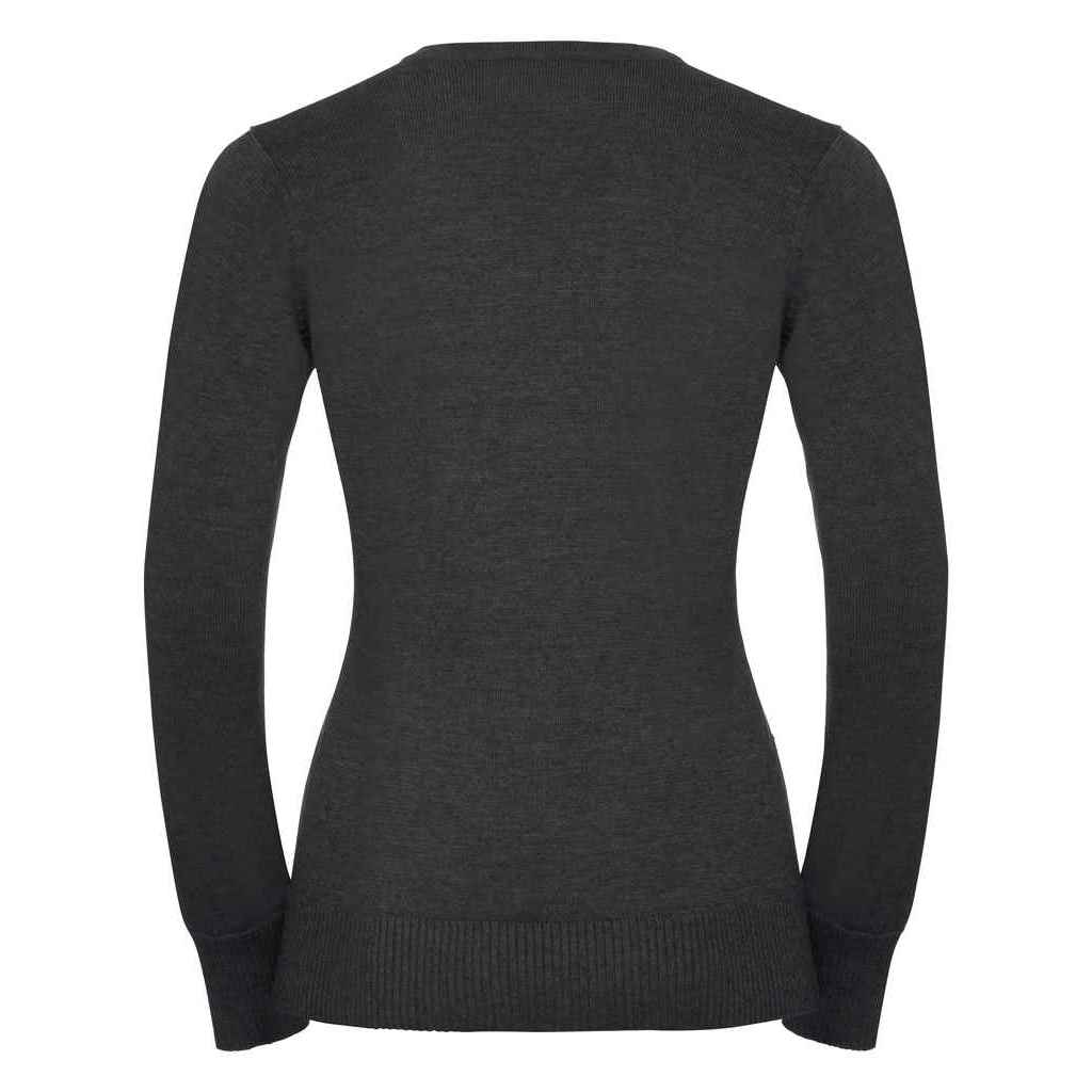 Klassischer Feinstrick-Pullover mit V-Ausschnitt