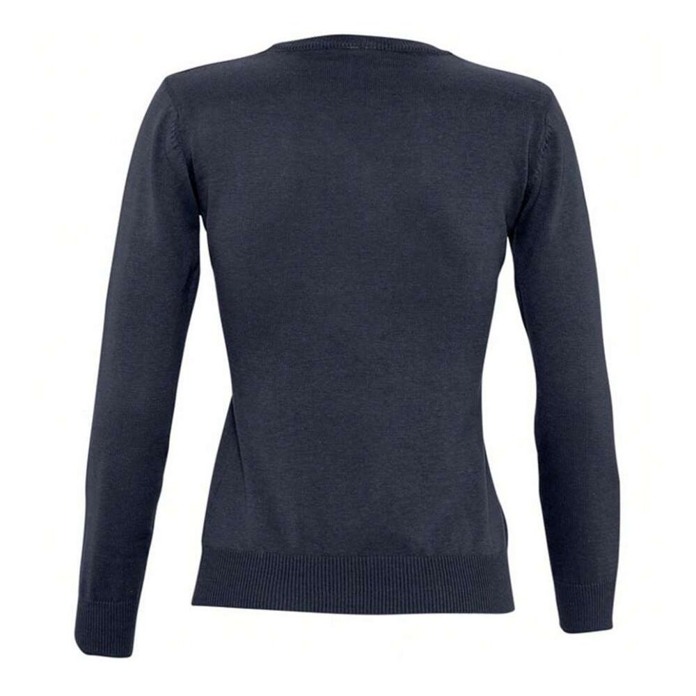 Klassischer Slim-Fit V-Ausschnitt Pullover