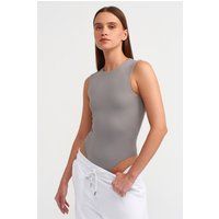 Nahtloser hochgeschlossener ärmelloser Body