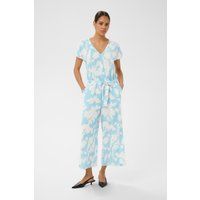 Jumpsuit mit abstraktem Blumenmuster