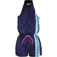 Racing-inspirierter Neckholder-Romper