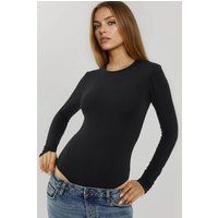 Schmal geschnittener Langarm-Body