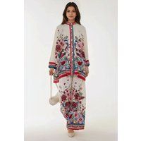 Boho-Set mit floralem Print